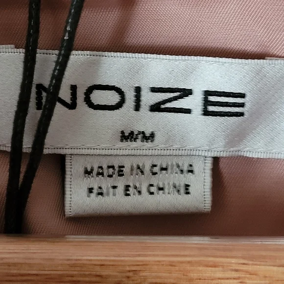 NOIZE Women's Pink Rose Miley Teddy Trucker Jacket Size M - Picture 7 of 8